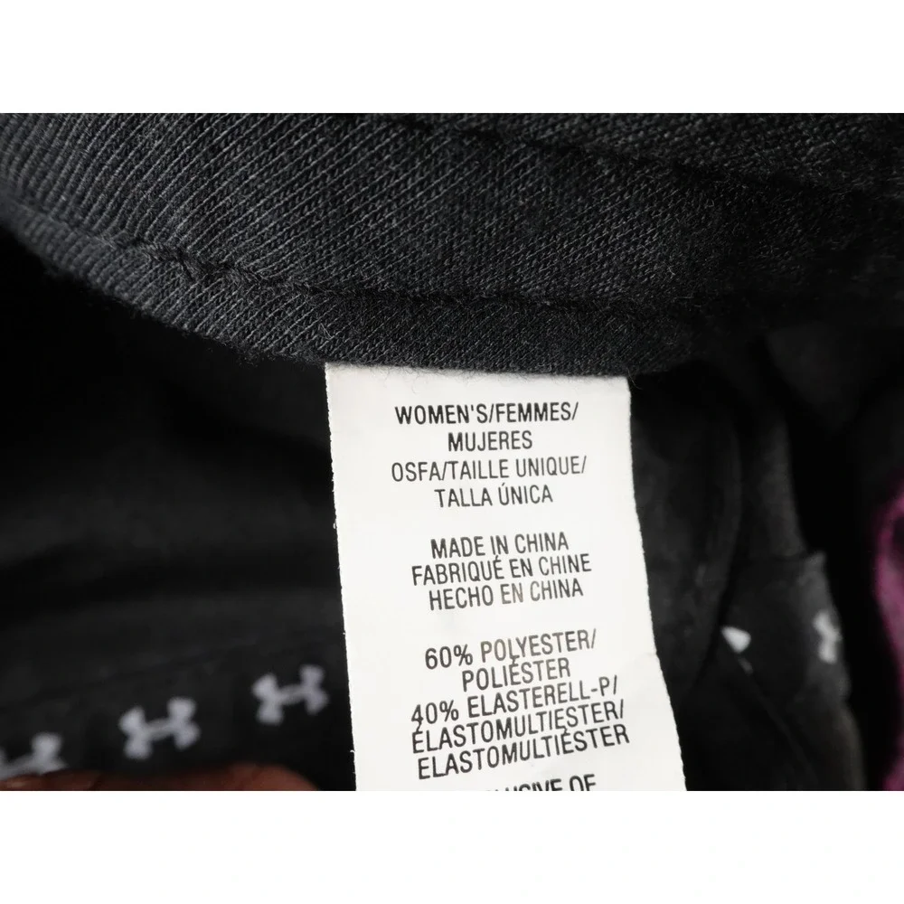 Under‎ Armour Womens Purple Heathered Adjustable Strapback Baseball Hat OSFA